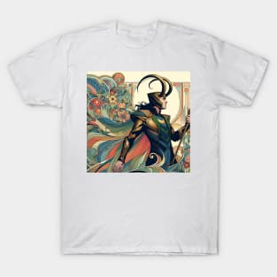 Loki: Art Nouveau T-Shirt